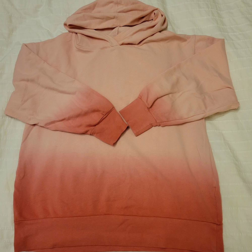 GAP Pink Hoodie Sweater with Ombre Effect